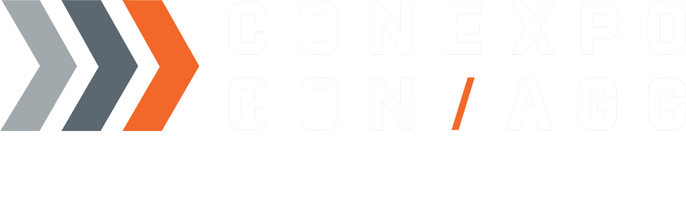 CONEXPO CON AGG Logo White Withdate